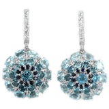 Natural LONDON, SKY BLUE TOPAZ SAPPHIRE Earrings