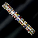 Natural Fancy Sapphire 139 Carats Bracelet