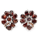 Natural Mozambique Garnet Earrings