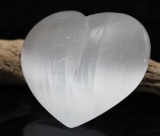 Natural Healing Selenite Heart 575  Carats