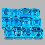 Natural Swiss Blue Topaz 4.00 MM - VVS