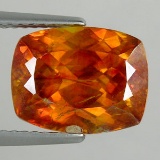 Natural Stunning Cushion Orange Spahlerite 7.35 Carats