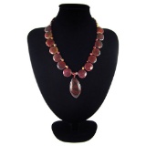 Natural Multi-Color Picasso Diamond Polished Necklace