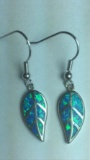 Full Fire Ethopian Opal Earrings