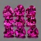 Natural Hot Pink Tourmaline Heart 3.5 mm - VVS