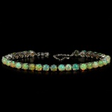 NATURAL AAA RAINBOW WHITE OPAL Bracelet