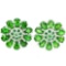 NATURAL GREEN CHROME DIOPSIDE Earrings