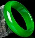 Chinese Green Jade Bangle