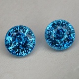 Natural Combodian Rare Blue Zircon 4.75 Ct - VVS