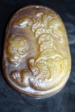 Old Chinese Jade Hand Carved Frog Pendant