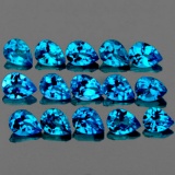 Natural Swiss Blue Topaz 5x4 mm - VVS