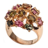 Natural Fancy Tourmaline Ring