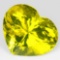 Natural Lemon Yellow Prasiolite Heart 61.25 Carats- VVS