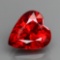 Natural Red Spessartite Garnet Heart 2.36 cts