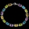 Natural Multi Color - Multi Gemstone Bracelet