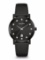 All Black Bulova Diamond Classic Genuine Leather Watch