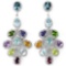 Natural Multi Gemstone Earrings