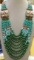 Tibet Hand Made Natural Turquoise & Coral Necklace