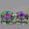 Natural Rainbow mystic Topaz Pair 29.25 cts - Flawless