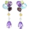 Natural Multi Gemstone Earrings