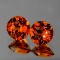 Natural Mandarin Orange Spessartite Garnet 7.00 MM- VVS