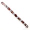 Natural Orange Garnet Tanzanite 69.90 Cts Bracelet