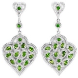 NATURAL AAA GREEN CHROME DIOPSIDE Earrings