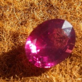 Natural Vivid Pink Kashmir Sapphire 3.33 cts - GRS