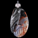 Natural Stone Hand carved Pendant