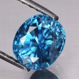 Top AAA Electric Blue Zircon 2.84 Cts {Flawless-VVS1}