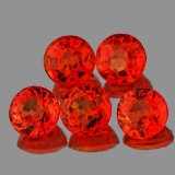 Natural Orange Sapphire 3.50 MM - VVS