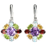 Natural Multi Gemstone EarRing