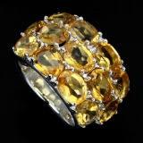 Natural Yellow Citrine  Ring