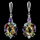 Natural Multi Gemstone EarRing