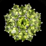 Natural Rich Green Peridot 29 Carats Ring