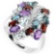 Natural Multi Gemstone Ring