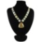 Natural Multi-Color Picasso Diamond Polished Necklace