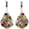 NATURAL AAA MULTI COLOR TOURMALINE EARRINGS