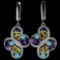 Natural Multi Gemstone Earring