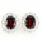 Natural Mozambique Garnet Earrings