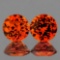 Natural Mandarin Orange Spessartite Garnet 6.00 MM -VVS