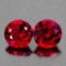 Natural Rhodolite Garnet Pair 5.50 MM - Umba Valley