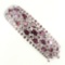 Natural Raspberry Pink Rhodolite  Garnet Bangle