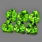 Natural Peridot Hearts 4.25 Carats - VVS