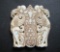 Old China White jade hand-carved phoenix Pendant
