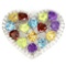 Natural Multi Gem Hearts Pendant