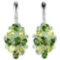 Natural CH-DIOPSIDE PERIDOT TSAVORITE GARNET Earrings