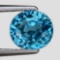 Natural Top Electric Blue Zircon 3.12 Ct{Flawless-VVS1}