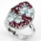 Natural Multi Gemstone Ring