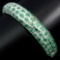 Natural  Rich Green Emerald 122 Carats Bangle